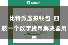 比特派虚拟钱包  四肢一个数字货币解决器用