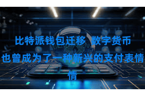 比特派钱包迁移 数字货币也曾成为了一种新兴的支付表情
